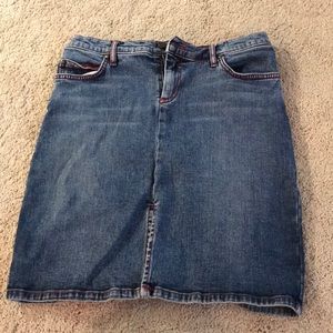 Allen Schwartz Jean Skirt